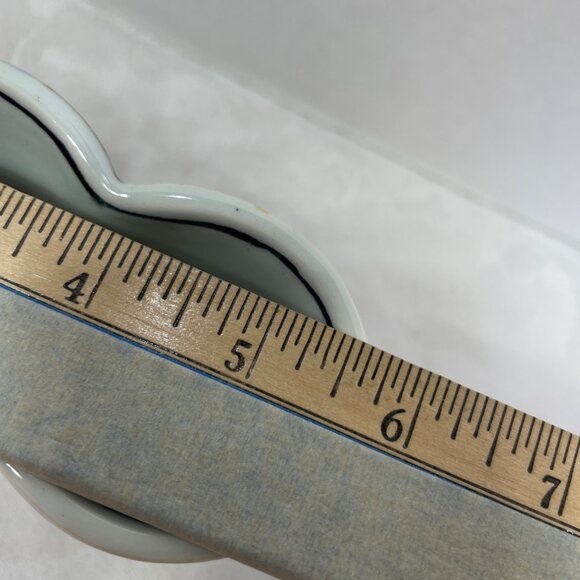 Portugal HandPainted Vase Container Floral Motif Porcelain 5" x 5" - Picture 14 of 14